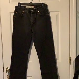 Black 505 Regular fit Size 30” waist x 34” leg